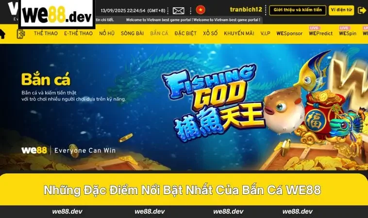 Bắn Cá WE88 1 Đại dương rực rỡ với đàn cá đủ sắc màu