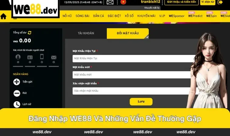Đăng Nhập WE88 2 Người dùng thao tác đăng nhập chỉ với vài bước dễ dàng