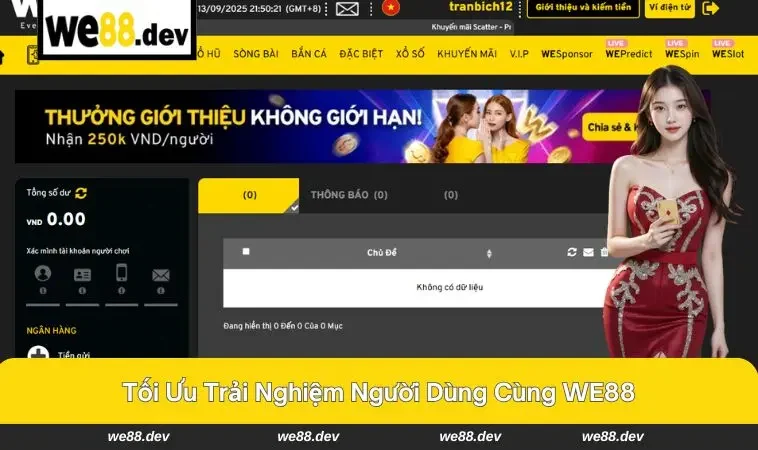 Đăng Nhập WE88 3 Trải nghiệm mượt mà và an toàn khi đăng nhập mỗi ngày