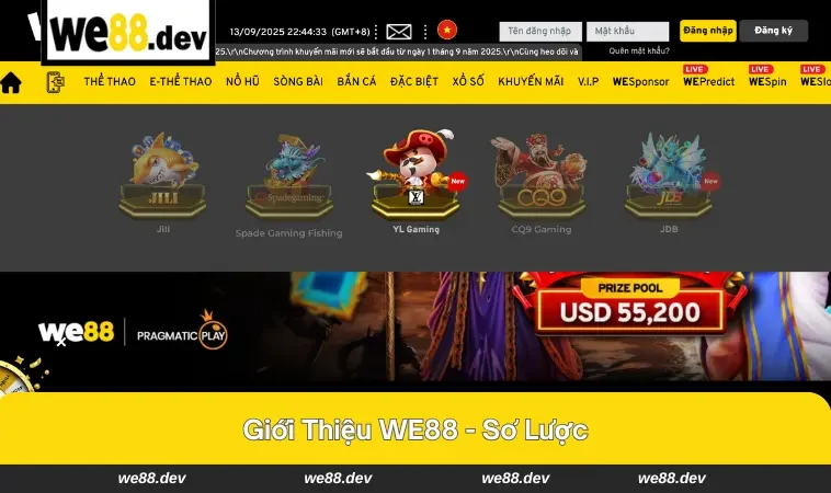Giới Thiệu WE88 1 Sơ bộ về hạng mục giới thiệu WE88